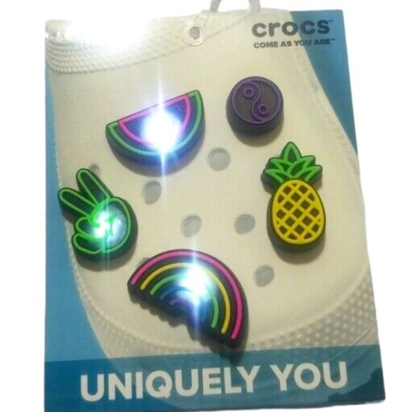 Crocs Jibbitz Charms Led Fun Collection 5 pack‎ - Picture 1 of 3